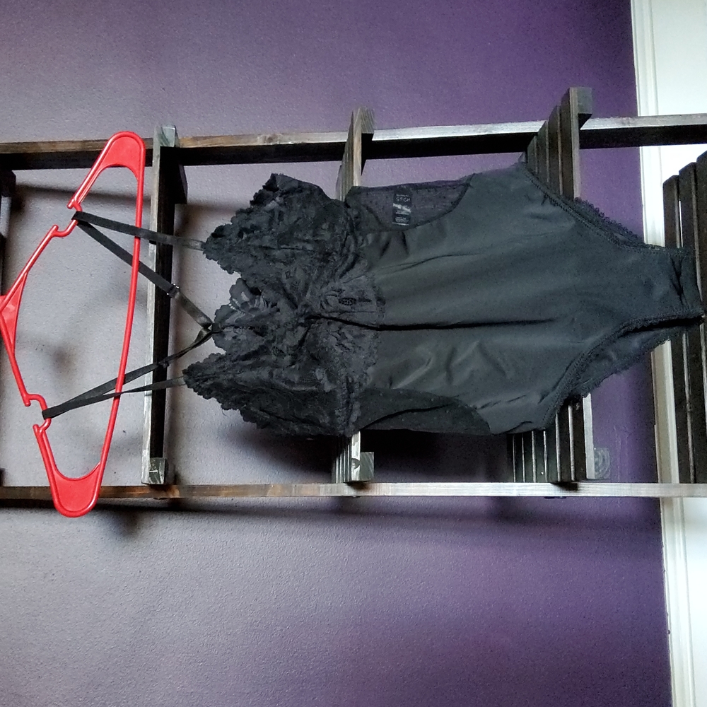 Black lacey bodysuit- size small